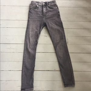zara skinny dark grey jeans